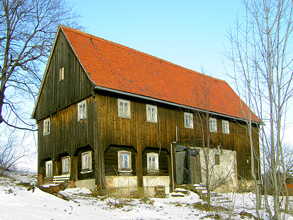 Das Original - Vor der Renovierung! Aufnahme von 1990! ferienhaus isabelle zittauer gebirge
